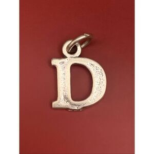 .925 Letter D Sterling Silver Jewelry Charm #alphabet #teacher #letter